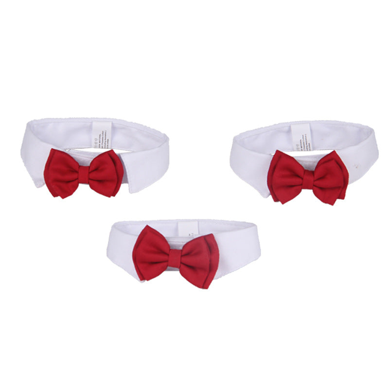 Red Butterfly Cotton Tie for Pets